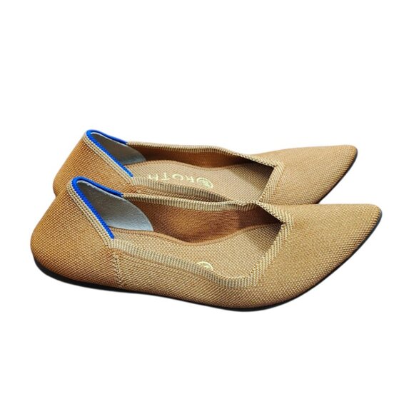 Rothy's The Point Women's Size 8 US Marigold Pointed Toe Slip On Flats Shoes - Picture 2 of 12